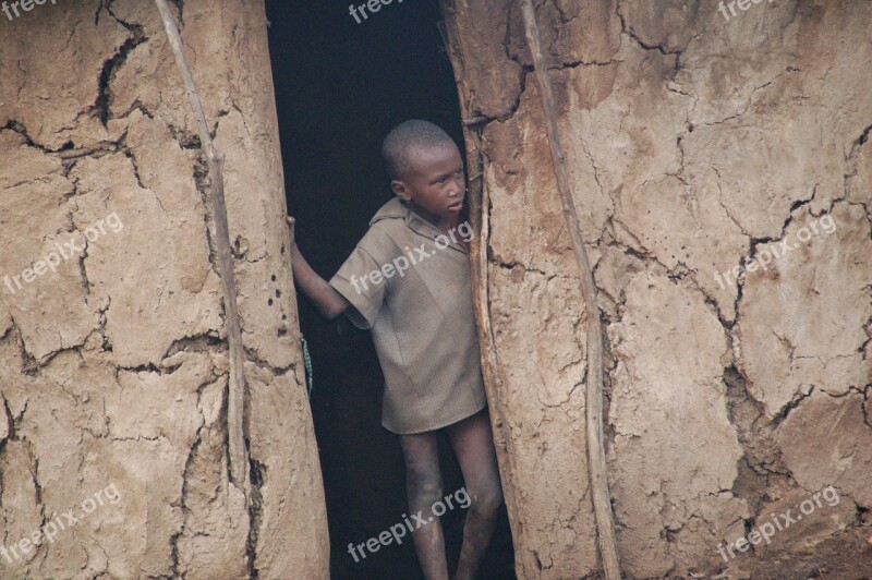 Kenya Village Boy Africa The Local People