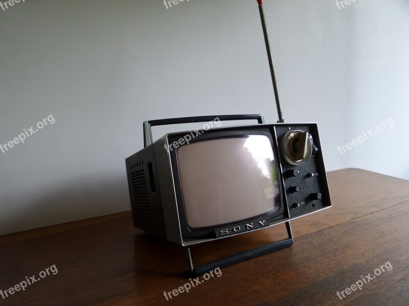 Vintage Television Japanese Sony Small