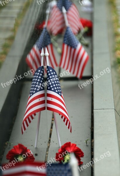 Memorial Vietnam Wall Remembrance Usa