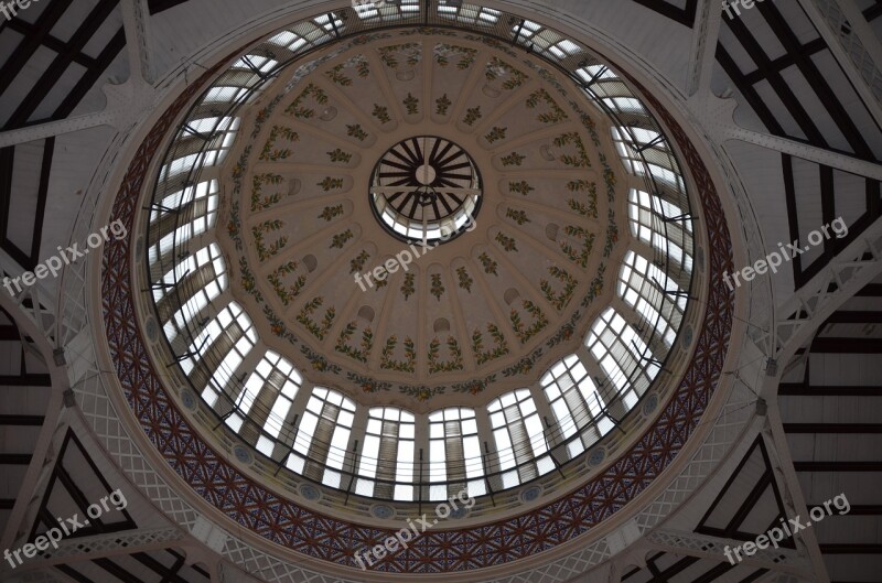 Valencia Central Market Market Dome Central Market Valencia