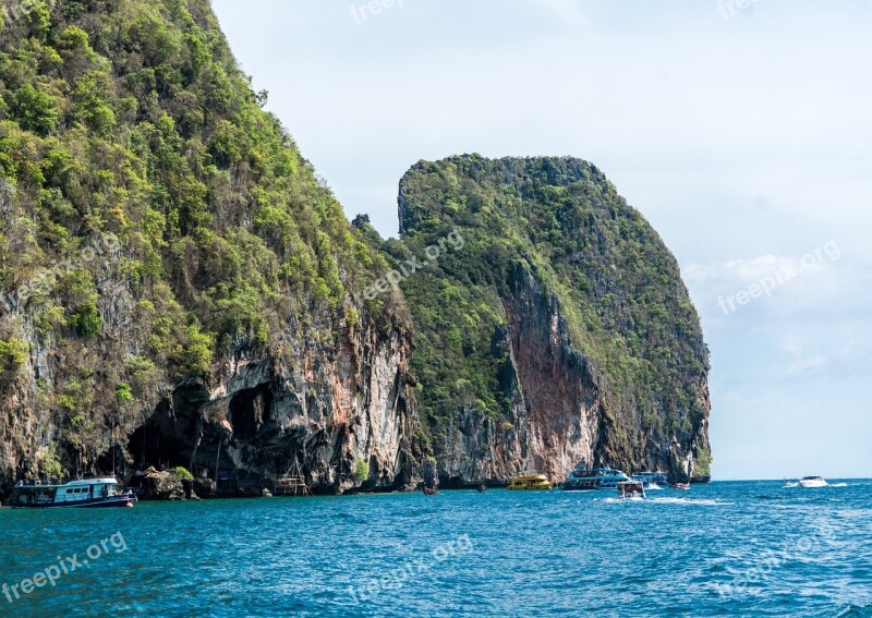 Phi Phi Island Tour Phuket Thailand Sea Water