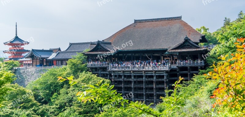 Kiyomizudera Temple Kyoto Japan Landmark Travel