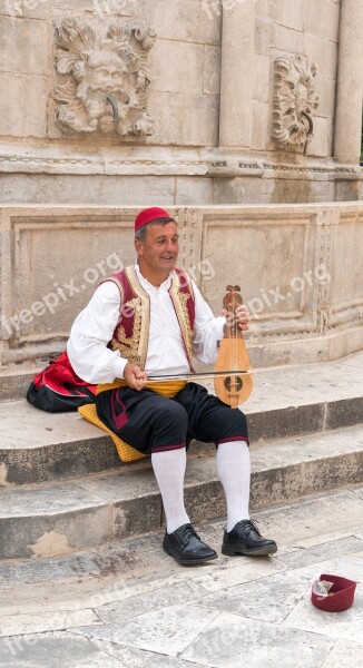 Musician Croatia Dubrovnik Music Perform