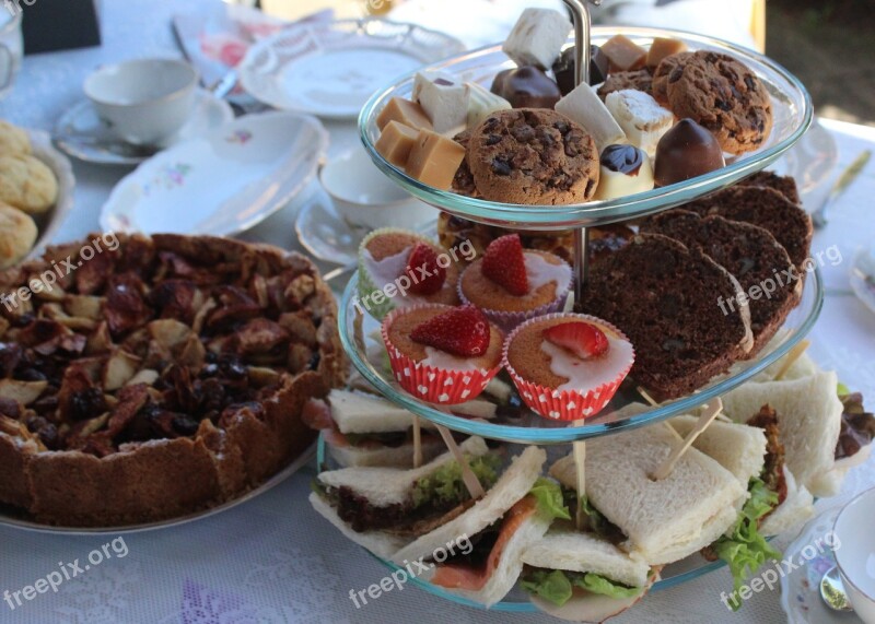 Applepie High Tea Cupcakes Sandwiches Chocolate