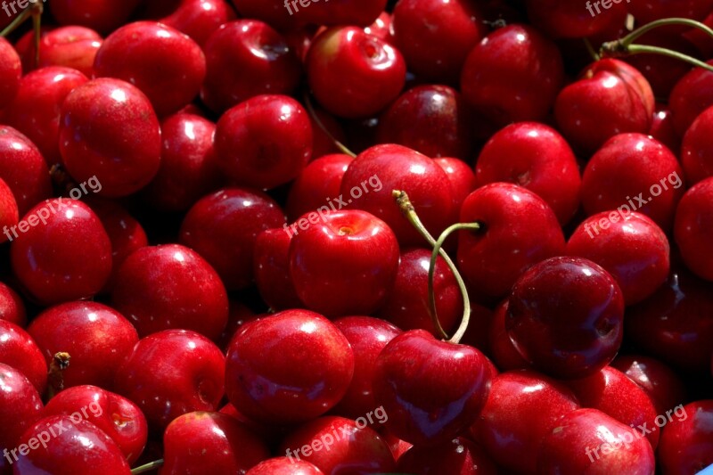 Cherries Fruit Tree Fruit Roses Sweet Cherries