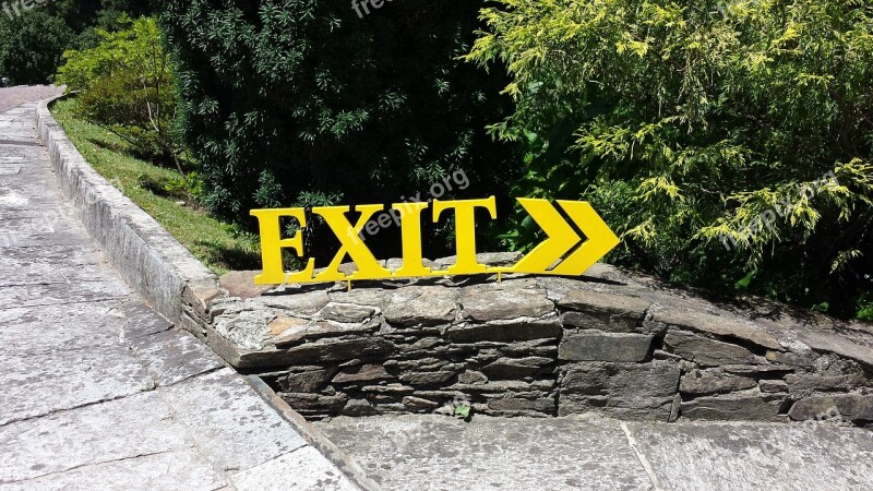 Exit Brexit Botanical Garden Walk Locarno