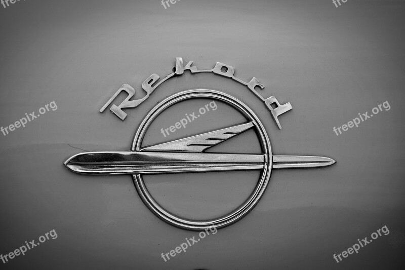 Brand Symbol Opel Record Characters