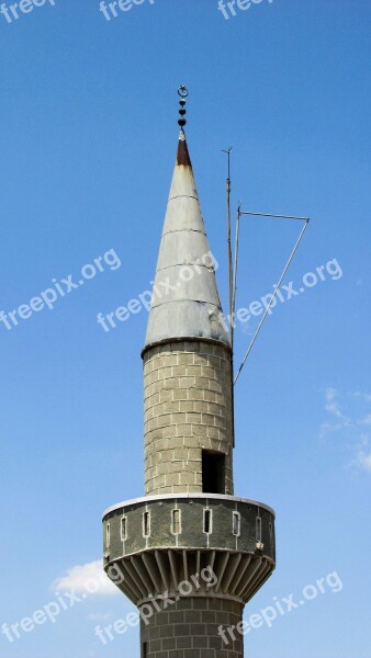 Cyprus Menogeia Mosque Minaret Islam