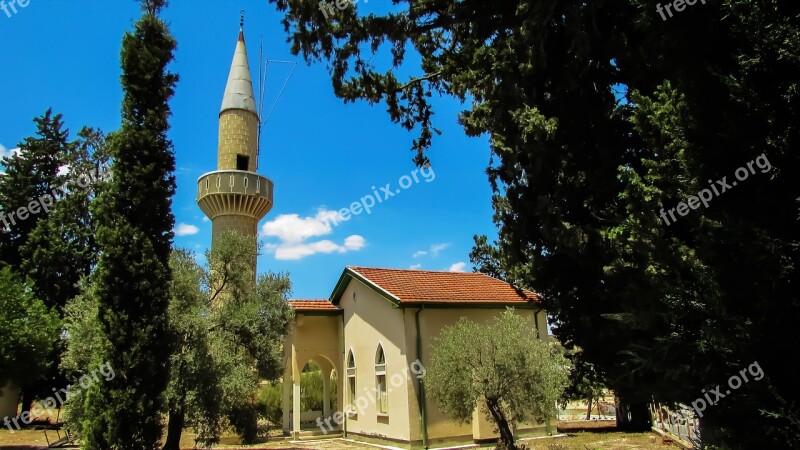 Cyprus Menogeia Mosque Minaret Islam