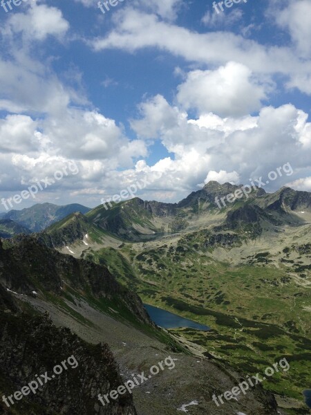 Mountains Tatry The High Tatras Landscape Valley Of Five Ponds