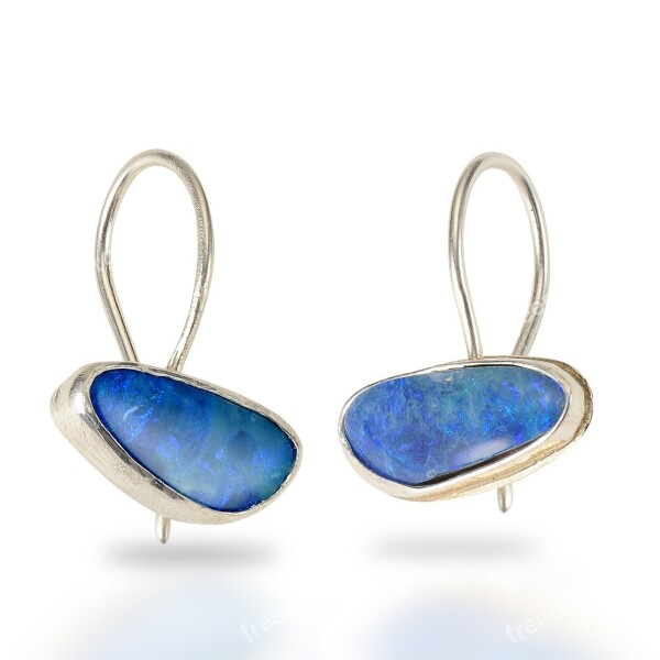 Boulder Opal Earrings Jewelry Fine Jewellery