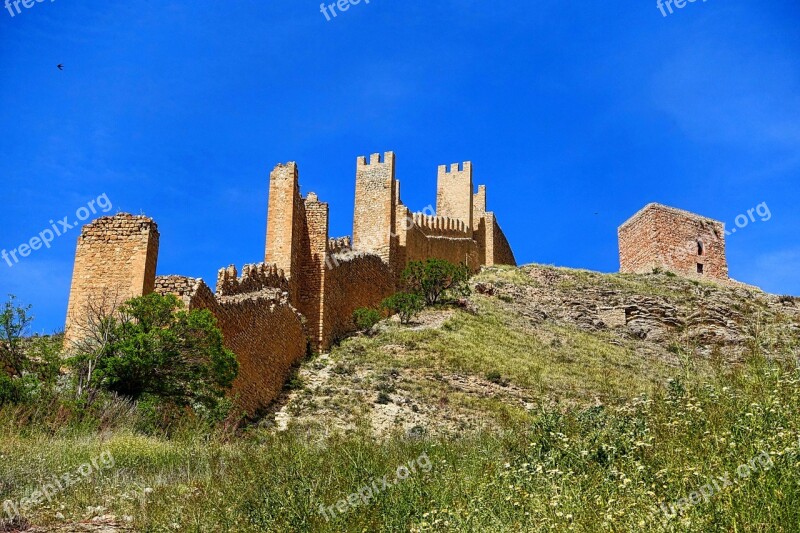 Fortification Walls Defence Albarracin Towers