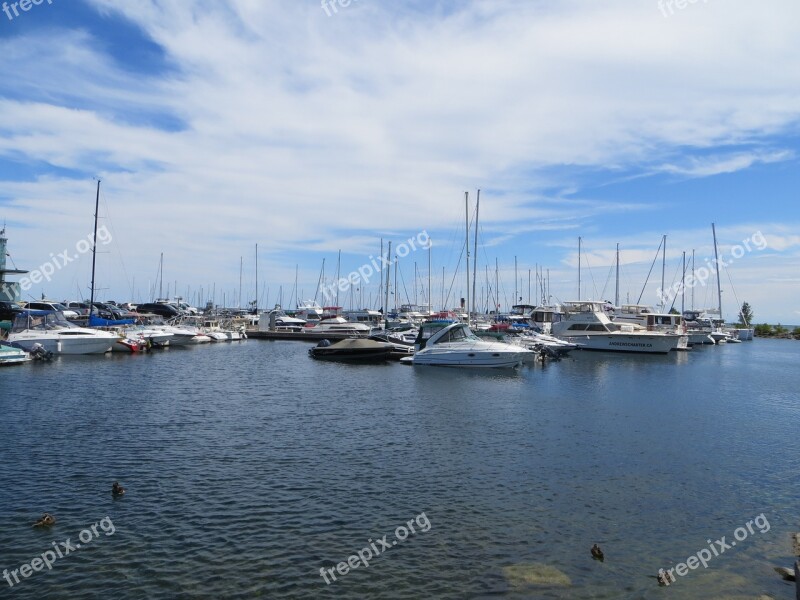 Port Credit Marina Port Credit Mississauga Canada Free Photos