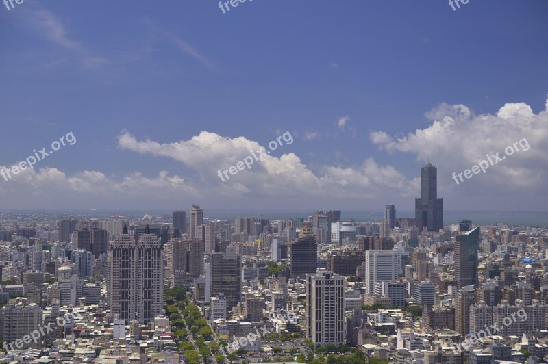 The Digital Future The Kaohsiung Sky Taiwan The Urban Landscape