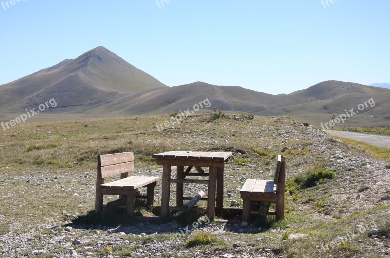 Gran Sasso Mountains Nature Free Photos