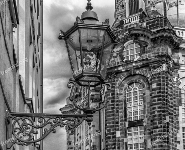 Lantern Lighting Street Lamp Schmie­de­ei­sern Frauenkirche