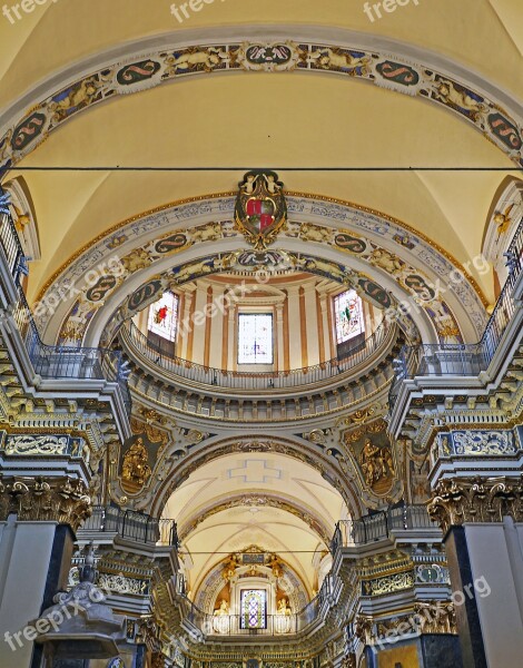 Jewelry Vault Cathedral Nice Italian Baroque Arches