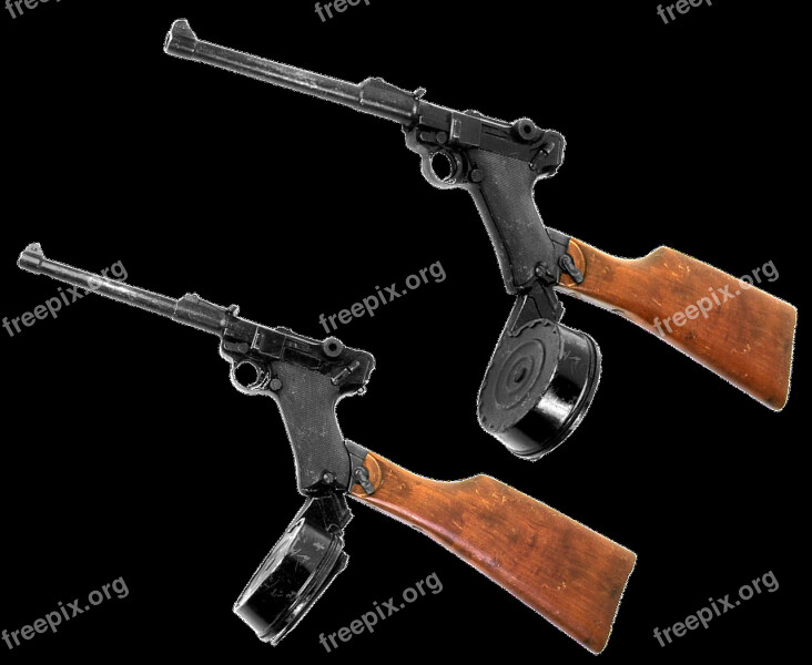 Gun Automatic Machine Gun Luger Parabellum