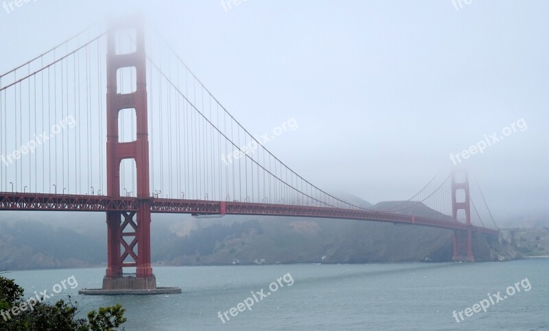 San Francisco Goden's Gate Road Street Traffic