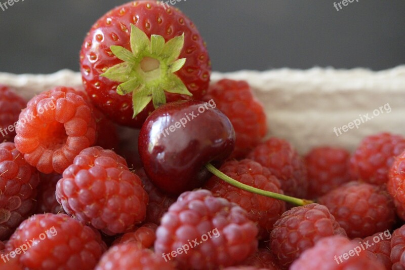 Fruits Summer Berries Fruit Cherry