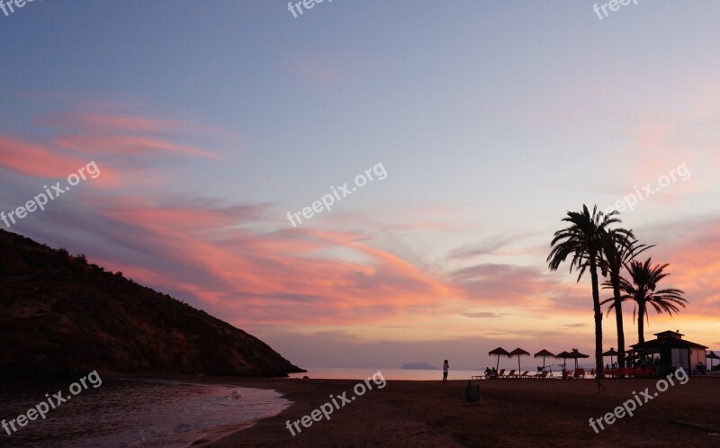 Mazarrón Castellar Murcia Sunset Beach