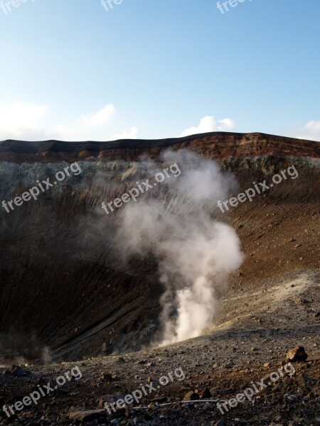 Sicily Volcano Mountain Italy Landscape