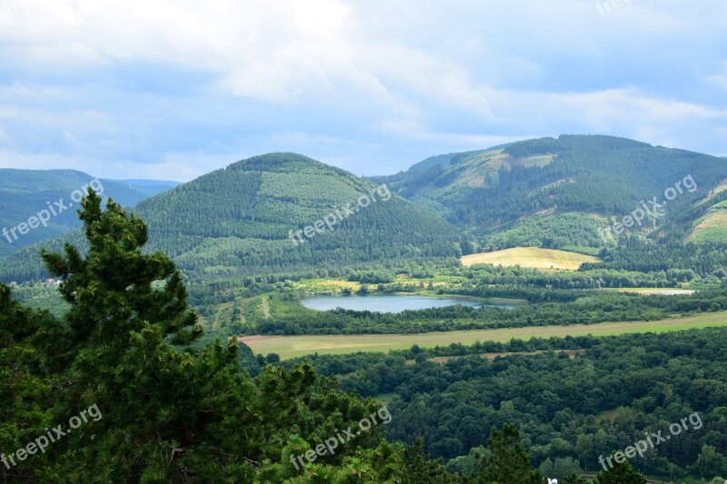 Landscape Wide Angle Nature Mountains Valleys