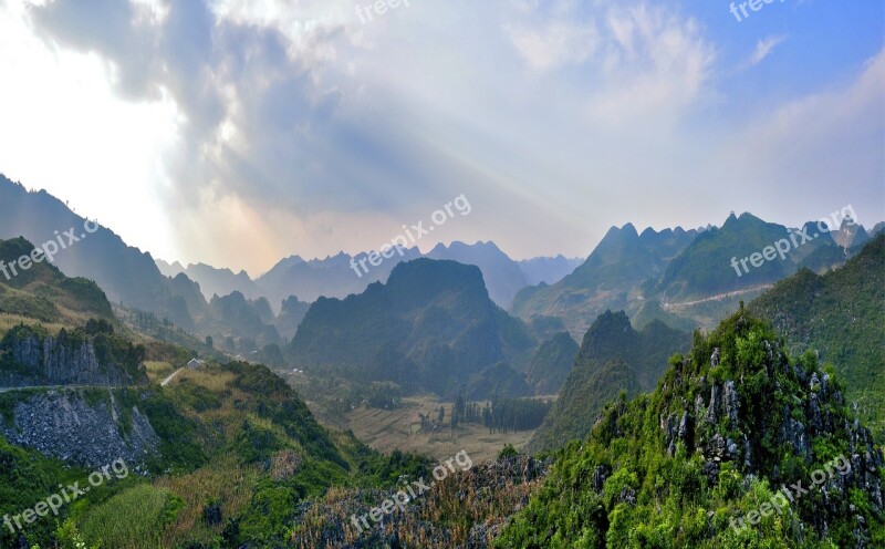 Kathy Sky Vietnam Scenery Mountai Range