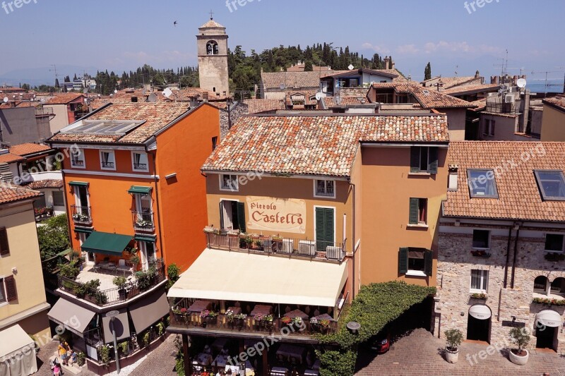 Outlook Roofs Sirmione Italy Garda