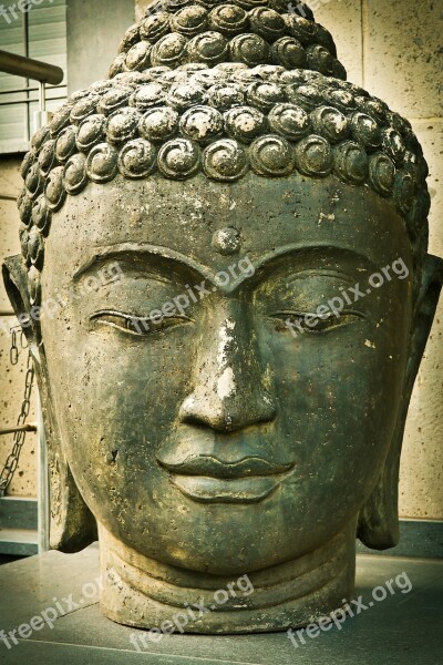 Buddha Statue Sculpture Asia Art