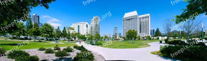 San Diego Downtown California Usa Free Photos