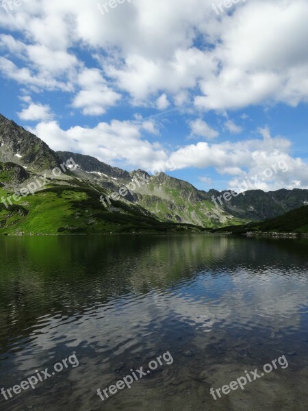 Mountains Tatry Poland The High Tatras Landscape