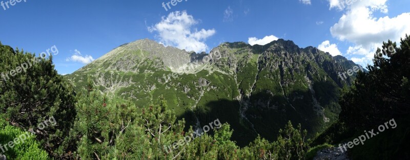 Tatry Mountains The High Tatras Landscape Nature