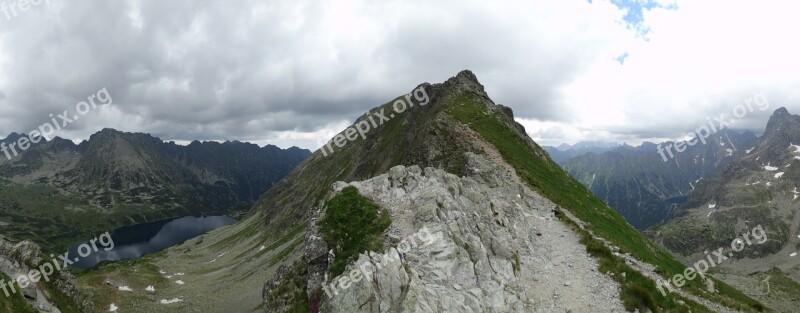 Tatry Mountains Panorama The High Tatras Poland