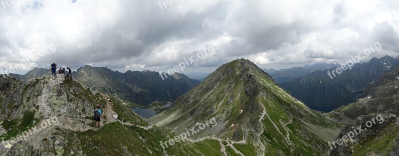 Mountains Tatry Poland The High Tatras Landscape