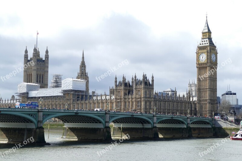 London Westminster Big Ben England Landmark