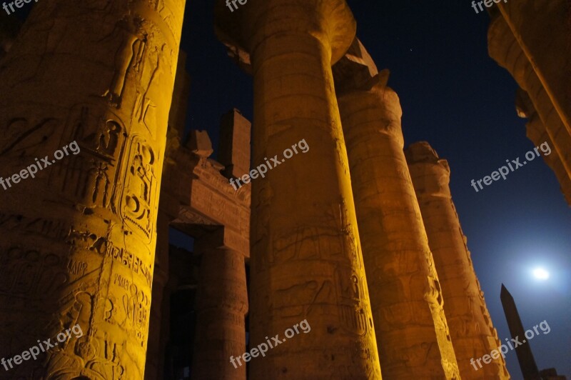 Egypt Karnak Luxor Temple Temple Complex