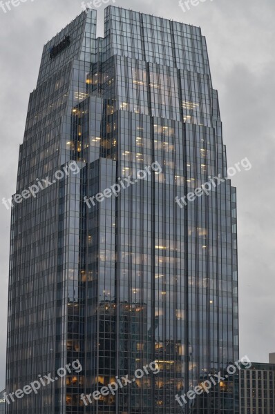 Skyscraper Nashville Tennessee Nashville Skyline Downtown