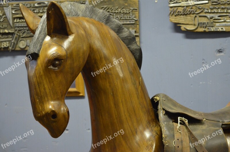 Wooden Carving Horse Trojan Professional