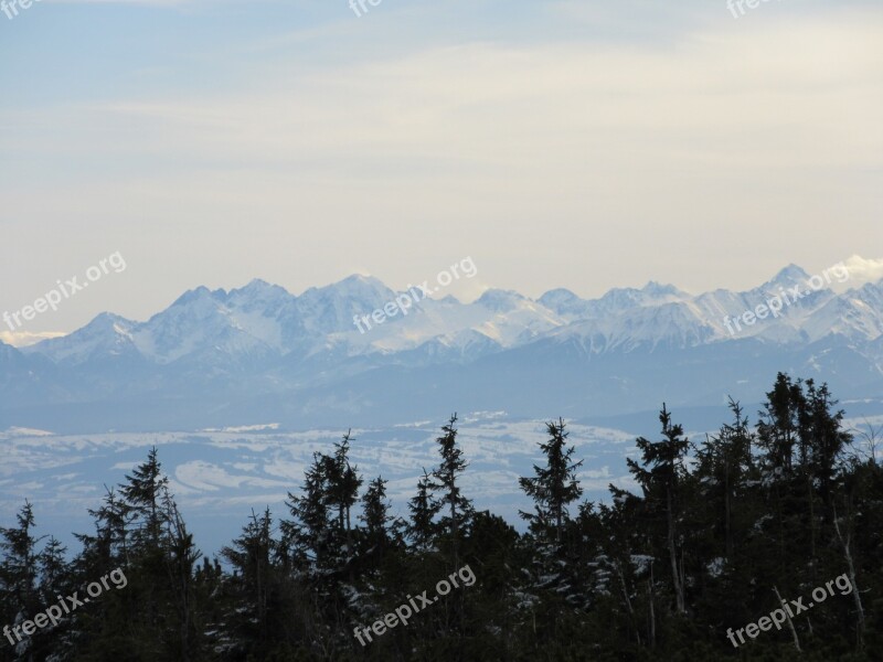 Tatry Babia Top Mountains Slovakia Mountain