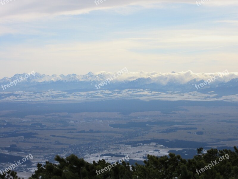 Tatry Babia Top Mountains Slovakia Mountain