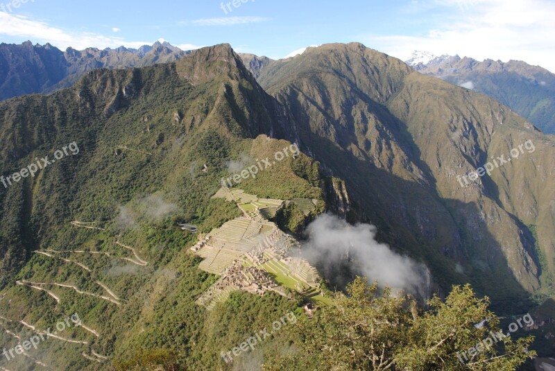 Macchu Picchu Peru Landmark Travel Inca