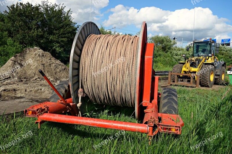 Spool Rope Winding Equipment Constructing