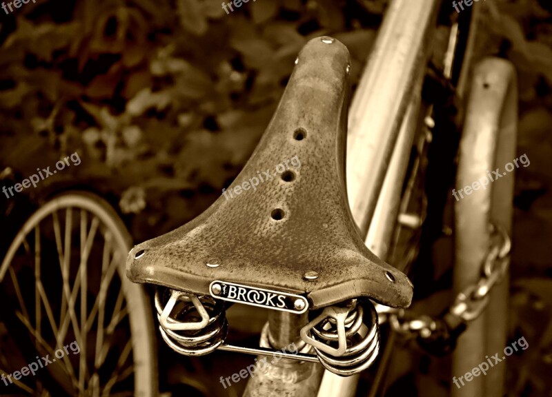 Saddle Bicycle Bicycle Saddle Retro Vintage