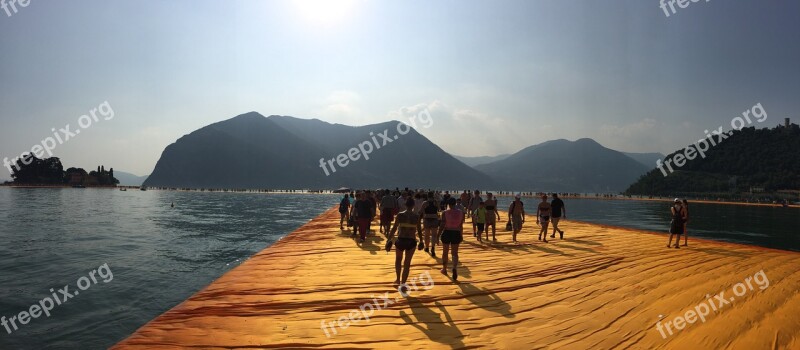 Piers Floating Piers Art Platform Water