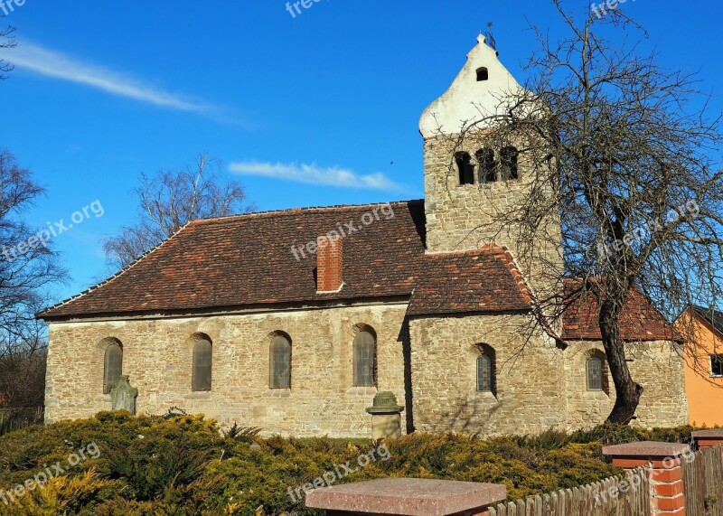 Very Old Church Romanesque Twelfth Century Used Architecture