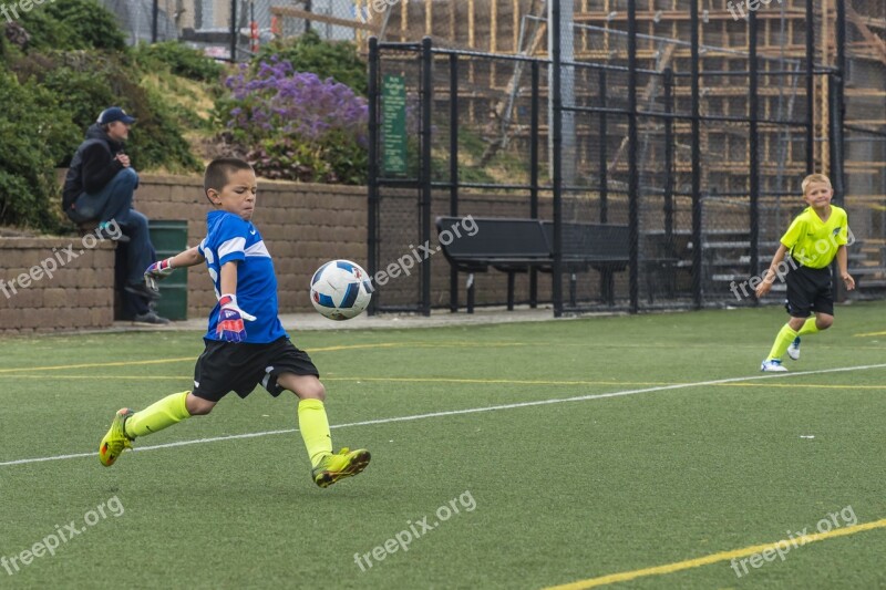 Soccer Football Keeper Goalie Field