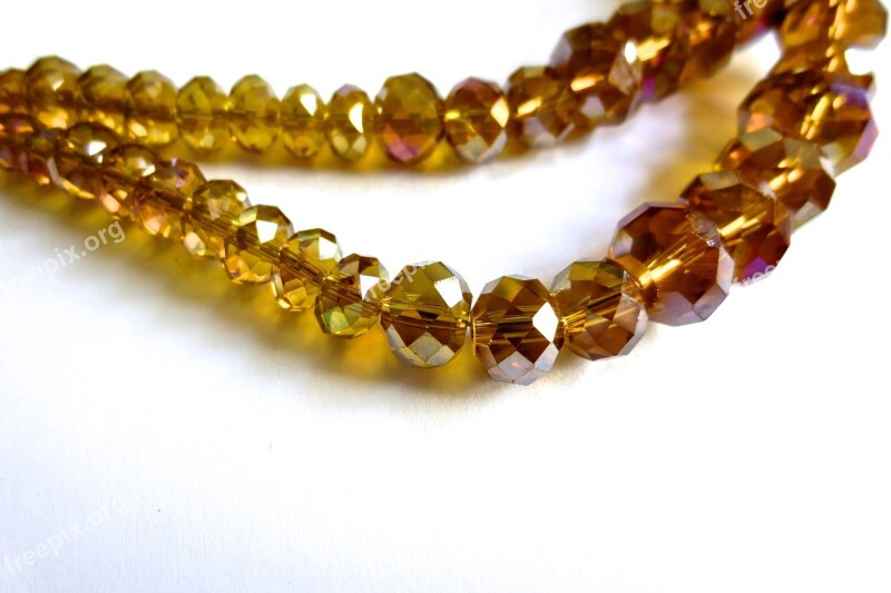 Facet Gemstone Crystal Beads Topaz