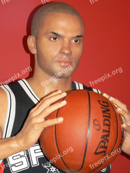 Grévin Museum Tony Parker Wax Statue Basketball Sport