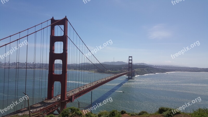 Golden Gate Br Bridge Landmark